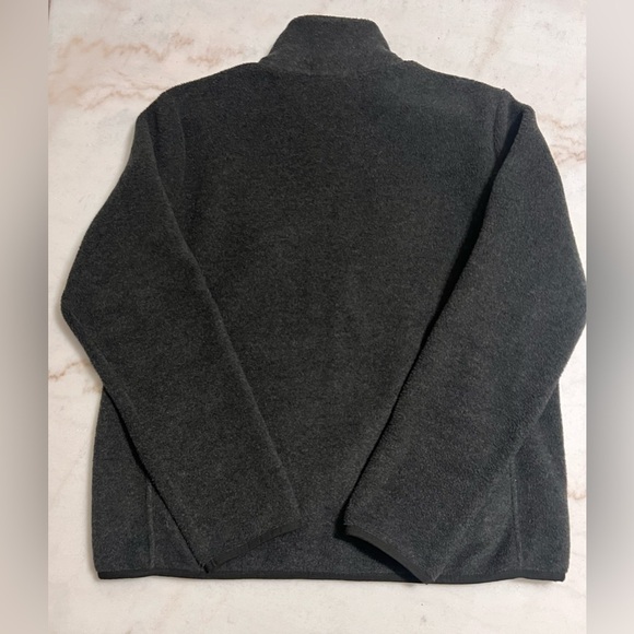 RALPH LAUREN ACTIVE WOMENS DARK GRAY FLEECE FULL ZIP JACKET WITH RLL CREST LARGE - Picture 4 of 4